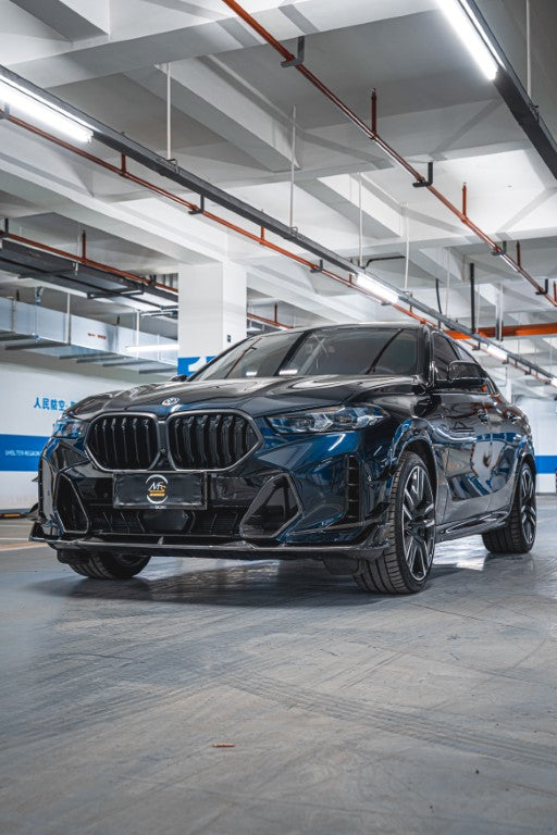 BMW X6 M60i xDrive40i G06 LCI 2024-ON with Aftermarket Parts - AE Front Canards?Carbon Fiber?from ArmorExtend