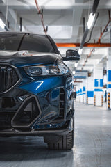BMW X6 M60i xDrive40i G06 LCI 2024-ON?with Aftermarket Parts - AE Front Lip Carbon Fiber?from ArmorExtend