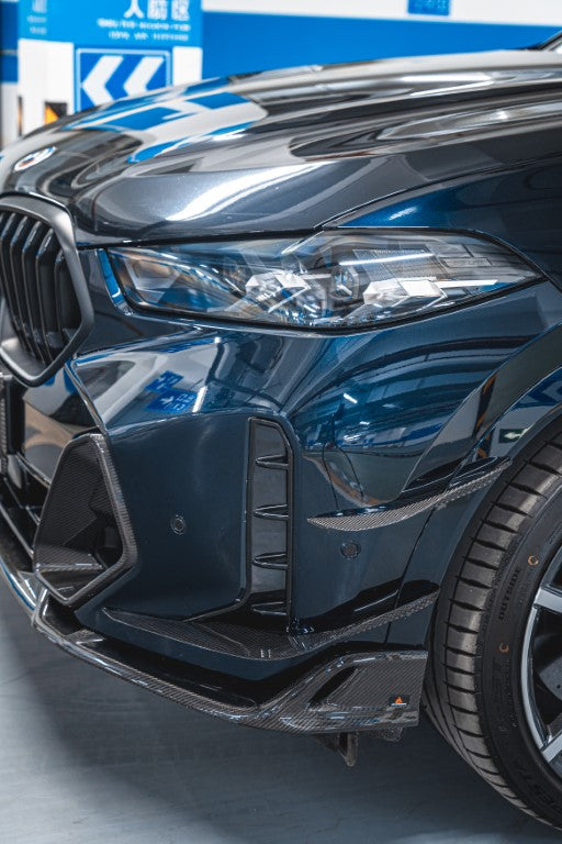 BMW X6 M60i xDrive40i G06 LCI 2024-ON with Aftermarket Parts - AE Front Canards?Carbon Fiber?from ArmorExtend
