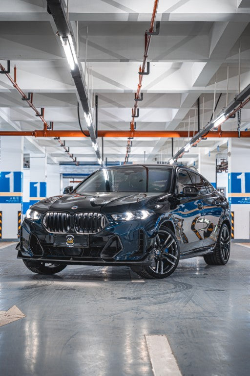 BMW X6 M60i xDrive40i G06 LCI 2024-ON with Aftermarket Parts - AE Front Canards?Carbon Fiber?from ArmorExtend