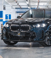 BMW X6 M60i xDrive40i G06 LCI 2024-ON?with Aftermarket Parts - AE Front Lip Carbon Fiber?from ArmorExtend