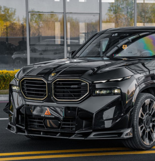 BMW XM / XM Label Red G09 2023-ON with Aftermarket Parts - AE Front Lip Carbon Fiber?from ArmorExtend