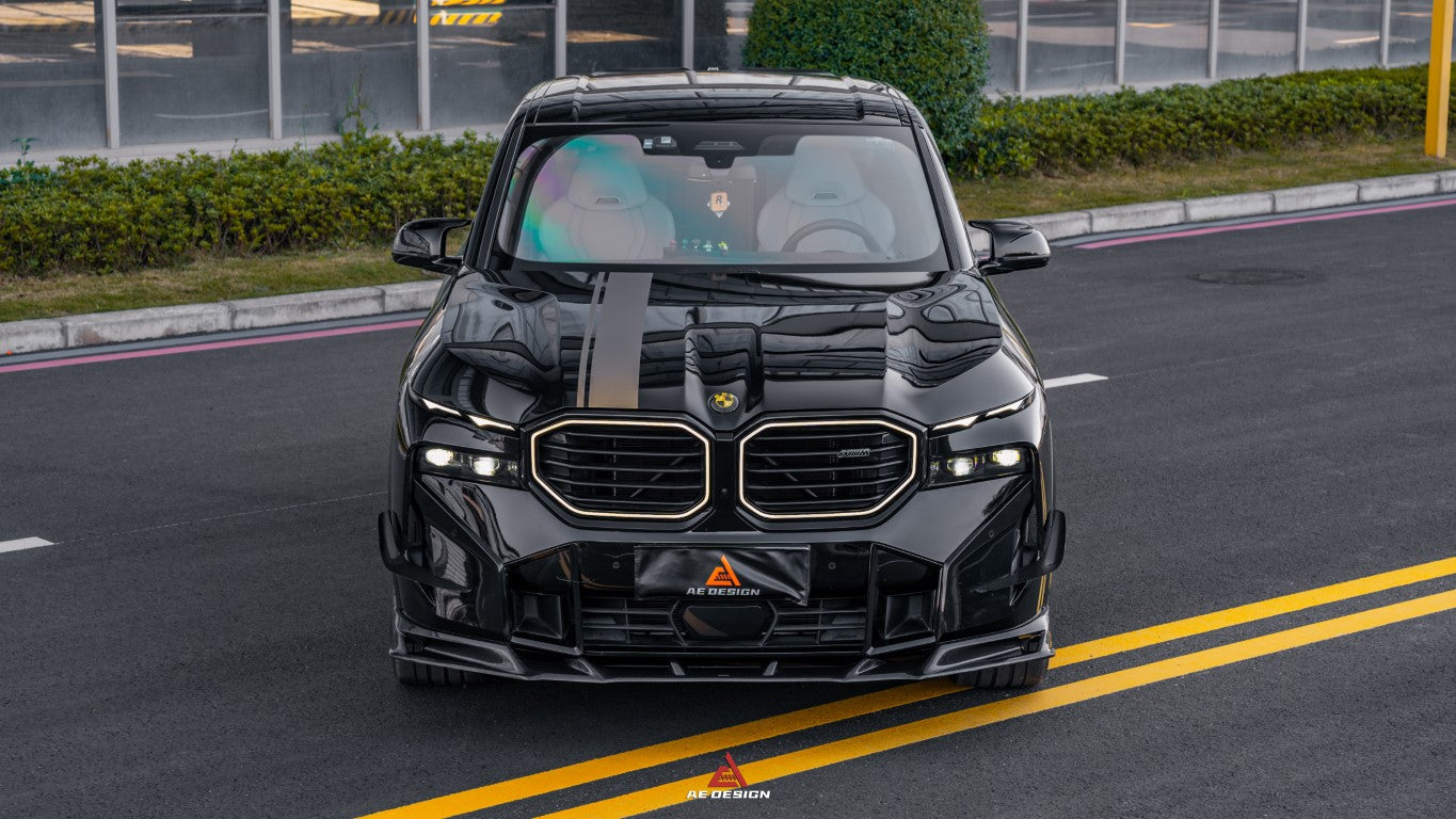 BMW XM / XM Label Red G09 2023-ON with Aftermarket Parts - AE Front Canards?Carbon Fiber?from ArmorExtend