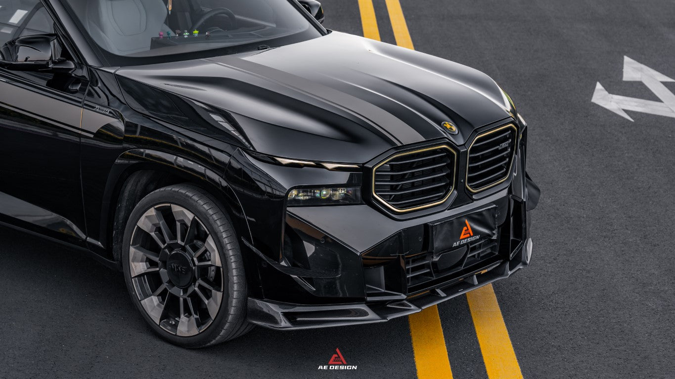 BMW XM / XM Label Red G09 2023-ON with Aftermarket Parts - AE Front Canards?Carbon Fiber?from ArmorExtend