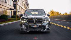 BMW XM / XM Label Red G09 2023-ON with Aftermarket Parts - AE Front Lip Carbon Fiber?from ArmorExtend