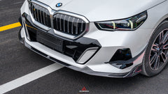 BMW i5 xDrive40 / i5 eDrive40 (with M-package bumper, does not fit base mode) / i5 M60 G60 G61 2024-ON & 5 Series 540i xDrive / 530i xDrive / 530i (with M-package bumper, does not fit base model) / 550e xDrive G60 G61 2024-ON with Aftermarket Parts - AE Design Front Lip Carbon Fiber?from ArmorExtend