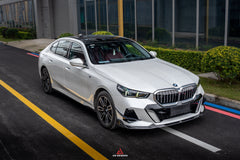 BMW i5 xDrive40 / i5 eDrive40 (with M-package bumper, does not fit base mode) / i5 M60 G60 G61 2024-ON & 5 Series 540i xDrive / 530i xDrive / 530i (with M-package bumper, does not fit base model) / 550e xDrive G60 G61 2024-ON with Aftermarket Parts - AE Design Front Lip Carbon Fiber?from ArmorExtend