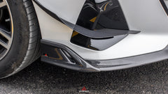BMW i5 xDrive40 / i5 eDrive40 (with M-package bumper, does not fit base mode) / i5 M60 G60 G61 2024-ON & 5 Series 540i xDrive / 530i xDrive / 530i (with M-package bumper, does not fit base model) / 550e xDrive G60 G61 2024-ON with Aftermarket Parts - AE Design Front Canards?Carbon Fiber?from ArmorExtend