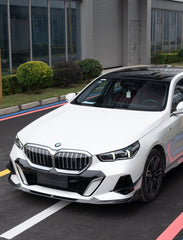 BMW i5 xDrive40 / i5 eDrive40 (with M-package bumper, does not fit base mode) / i5 M60 G60 G61 2024-ON & 5 Series 540i xDrive / 530i xDrive / 530i (with M-package bumper, does not fit base model) / 550e xDrive G60 G61 2024-ON with Aftermarket Parts - AE Design Front Lip Carbon Fiber?from ArmorExtend