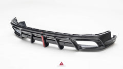 Porsche Panamera 976 Base 4 4S E-Hybird GTS Turbo 2024-ON with Aftermarket Parts - AE Desgin ART Rear Diffuser Carbon Fiber?from ArmorExtend 