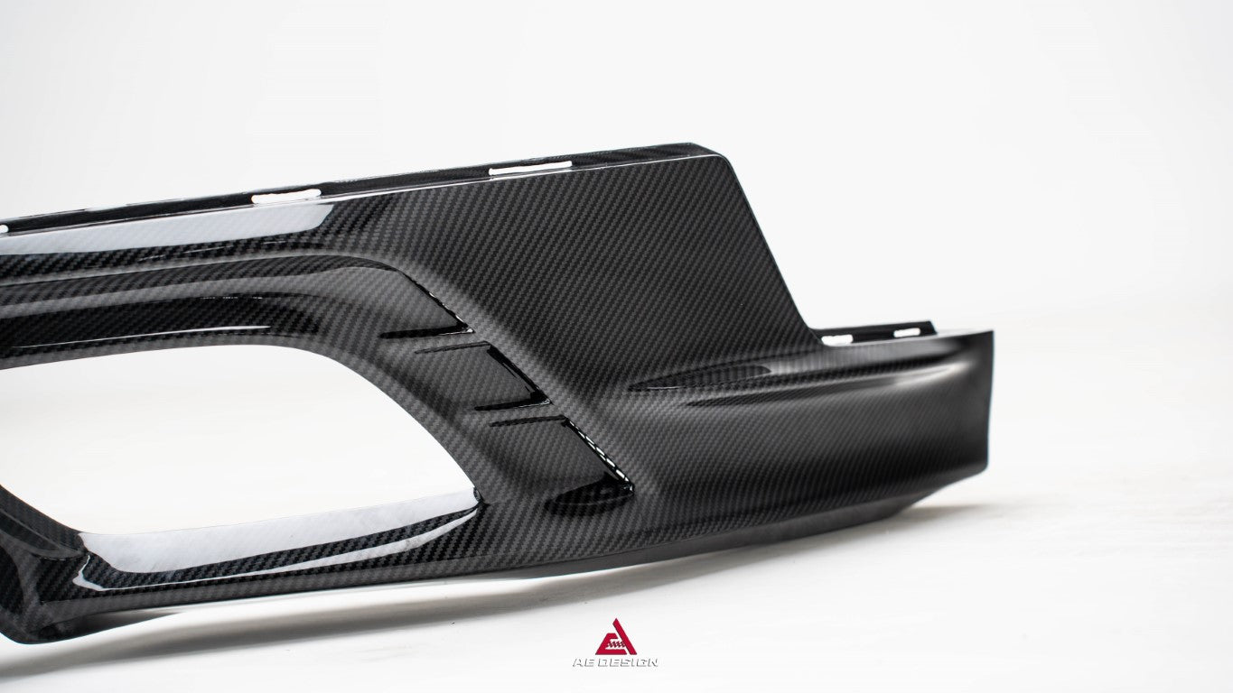 Porsche Panamera 976 Base 4 4S E-Hybird GTS Turbo 2024-ON with Aftermarket Parts - AE Desgin ART Rear Diffuser Carbon Fiber?from ArmorExtend 