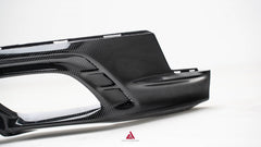 Porsche Panamera 976 Base 4 4S E-Hybird GTS Turbo 2024-ON with Aftermarket Parts - AE Desgin ART Rear Diffuser Carbon Fiber?from ArmorExtend 