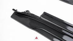 Porsche Panamera 976 Base 4 4S E-Hybird GTS Turbo 2024-ON with Aftermarket Parts - AE Desgin ART Side Skirts Carbon Fiber?from ArmorExtend