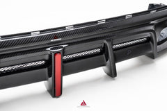 Porsche Panamera 976 Base 4 4S E-Hybird GTS Turbo 2024-ON with Aftermarket Parts - AE Desgin ART Rear Diffuser Carbon Fiber?from ArmorExtend 