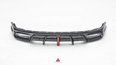 Porsche Panamera 976 Base 4 4S E-Hybird GTS Turbo 2024-ON with Aftermarket Parts - AE Desgin ART Rear Diffuser Carbon Fiber?from ArmorExtend 