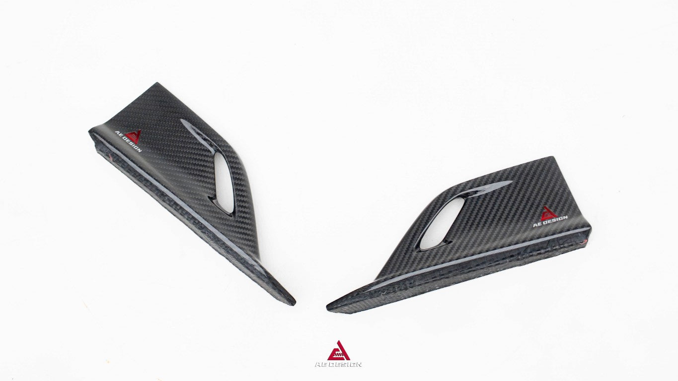 Porsche Panamera 976 Base 4 4S E-Hybird 2024-ON with Aftermarket Parts - AE Desgin ART Front Lip?Carbon Fiber from ArmorExtend
