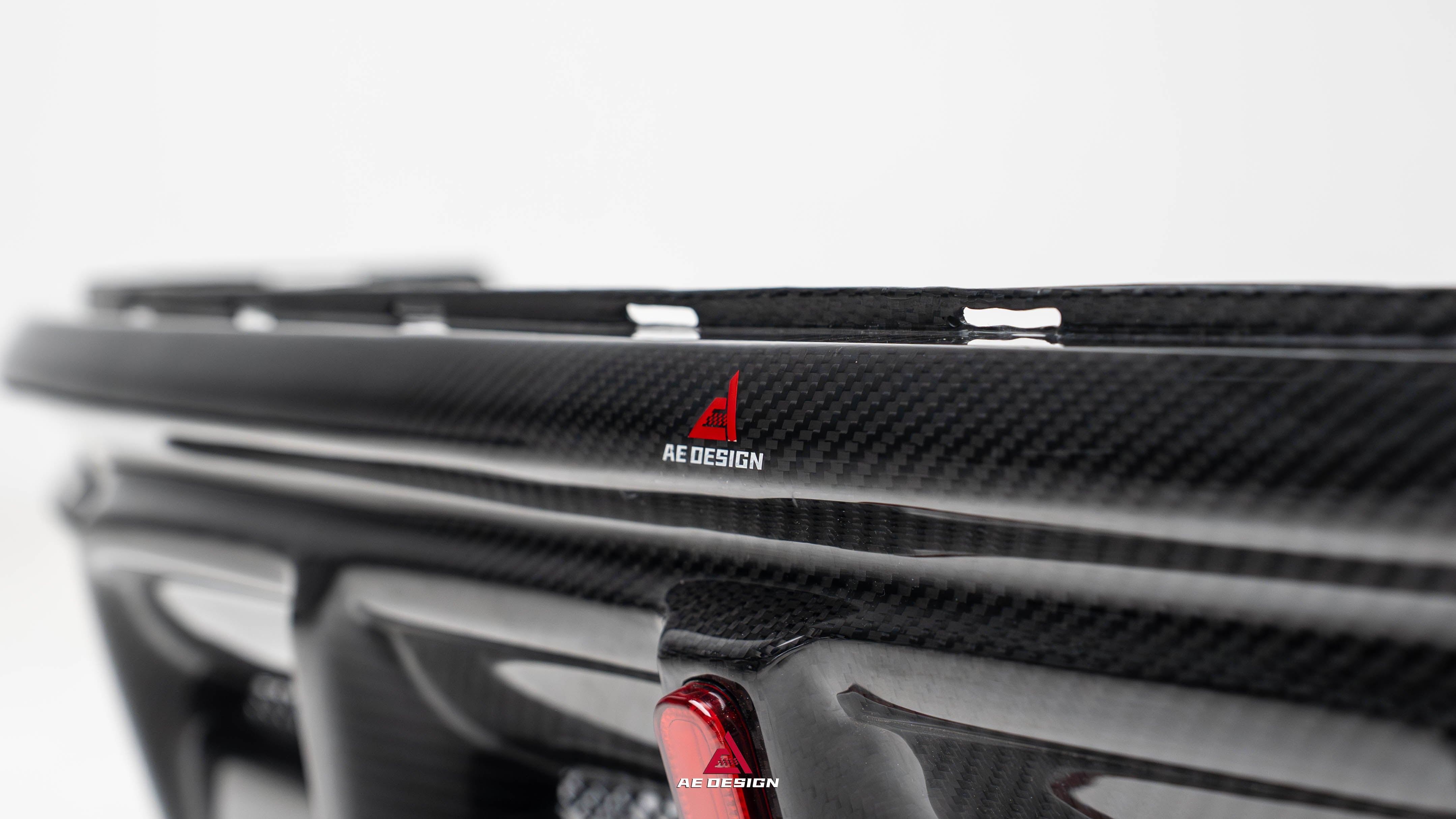 Porsche Panamera 976 Base 4 4S E-Hybird GTS Turbo 2024-ON with Aftermarket Parts - AE Desgin ART Rear Diffuser Carbon Fiber?from ArmorExtend 