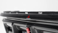 Porsche Panamera 976 Base 4 4S E-Hybird GTS Turbo 2024-ON with Aftermarket Parts - AE Desgin ART Rear Diffuser Carbon Fiber?from ArmorExtend 