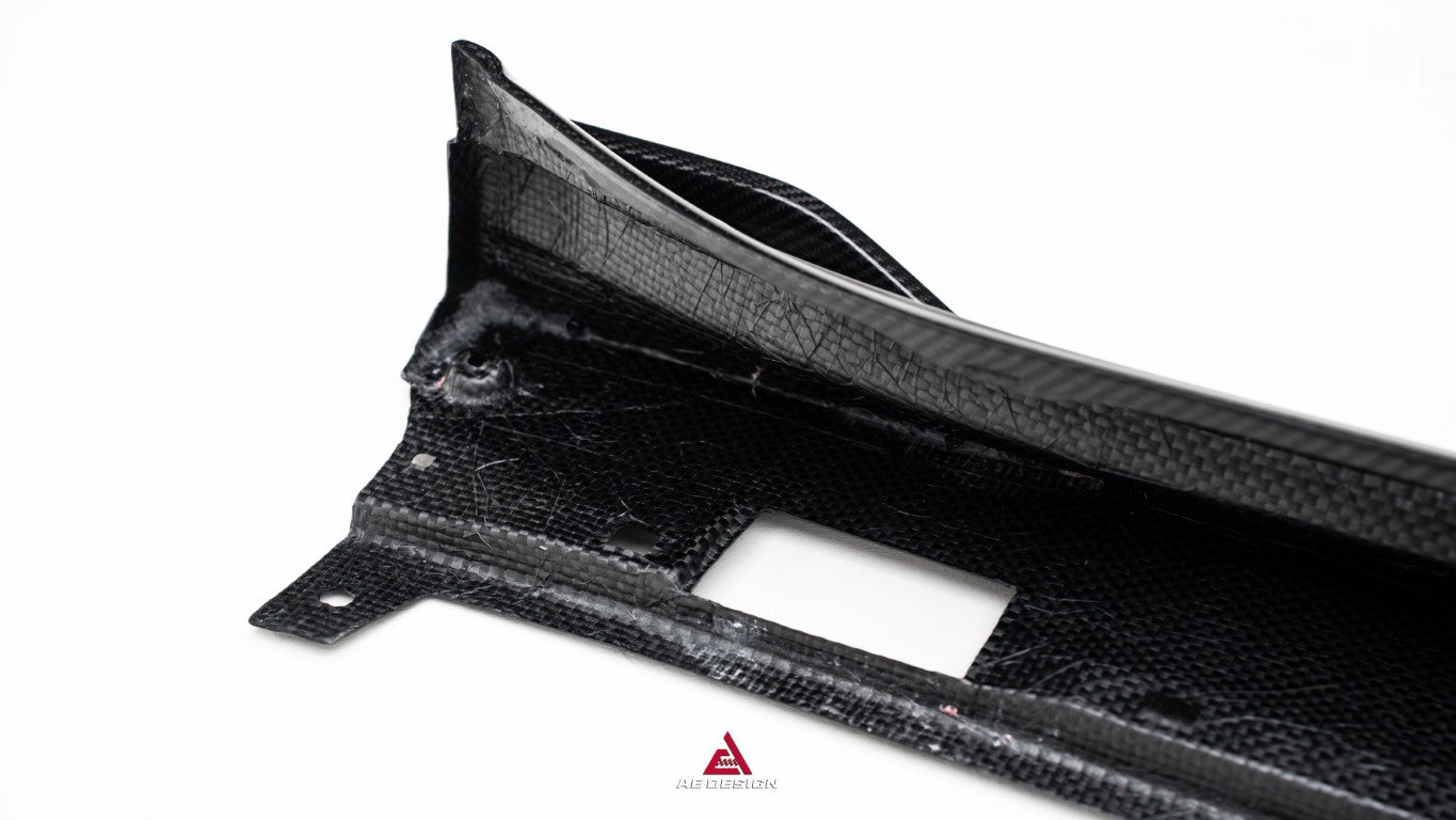 Porsche Panamera 976 Base 4 4S E-Hybird GTS Turbo 2024-ON with Aftermarket Parts - AE Desgin ART Rear Diffuser Carbon Fiber?from ArmorExtend 