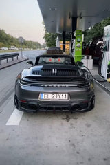 Porsche 911 992 Carrera/4/S/4S (Fits Aero Kit / Sport Package Only)2020-ON with Aftermarket Parts-ART Style Carbon Fiber Rear Diffuser  Canards from Armorextend