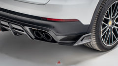 Porsche Cayenne Coupe 9Y0 9Y0.1 9Y0.2 9Y3 9Y3.1 9Y3.2 Base/S/Turbo/E-Hybrid 2019 2020 2021 2022 2023 2024?with Aftermarket Parts - AE Rear Diffuser & Rear Canards?Carbon Fiber from ArmorExtend