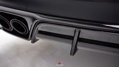Porsche Cayenne Coupe 9Y0 9Y0.1 9Y0.2 9Y3 9Y3.1 9Y3.2 Base/S/Turbo/E-Hybrid 2019 2020 2021 2022 2023 2024?with Aftermarket Parts - AE Rear Diffuser & Rear Canards?Carbon Fiber from ArmorExtend