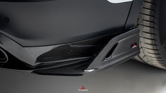 Porsche Cayenne Coupe 9Y0 9Y0.1 9Y0.2 9Y3 9Y3.1 9Y3.2 Base/S/Turbo/E-Hybrid 2019 2020 2021 2022 2023 2024?with Aftermarket Parts - AE Rear Diffuser & Rear Canards?Carbon Fiber from ArmorExtend