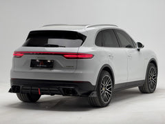 Porsche Cayenne Coupe 9Y0 9Y0.1 9Y0.2 9Y3 9Y3.1 9Y3.2 Base/S/Turbo/E-Hybrid 2019 2020 2021 2022 2023 2024?with Aftermarket Parts - AE Rear Diffuser & Rear Canards?Carbon Fiber from ArmorExtend
