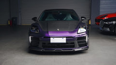 Porsche Panamera 976 Base 4 4S E-Hybird 2024-ON with Aftermarket Parts - AE Desgin ART Front Lip?Carbon Fiber from ArmorExtend