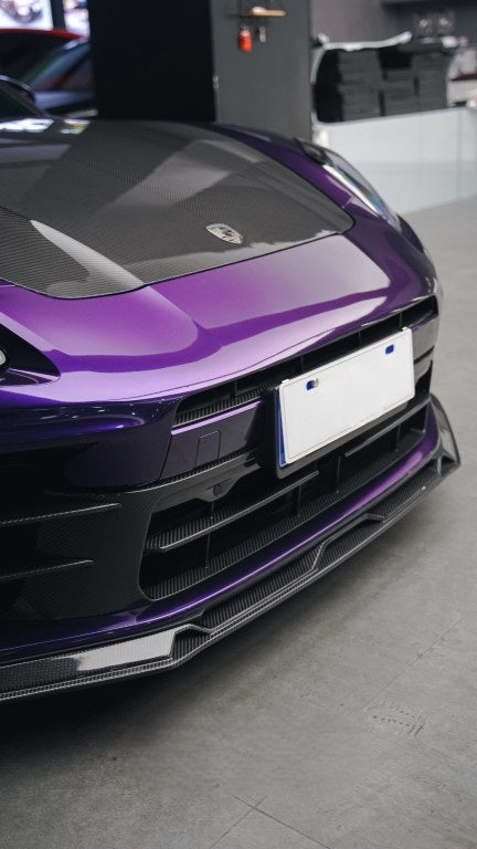 Porsche Panamera 976 Base 4 4S E-Hybird 2024-ON with Aftermarket Parts - AE Desgin ART Front Lip?Carbon Fiber from ArmorExtend