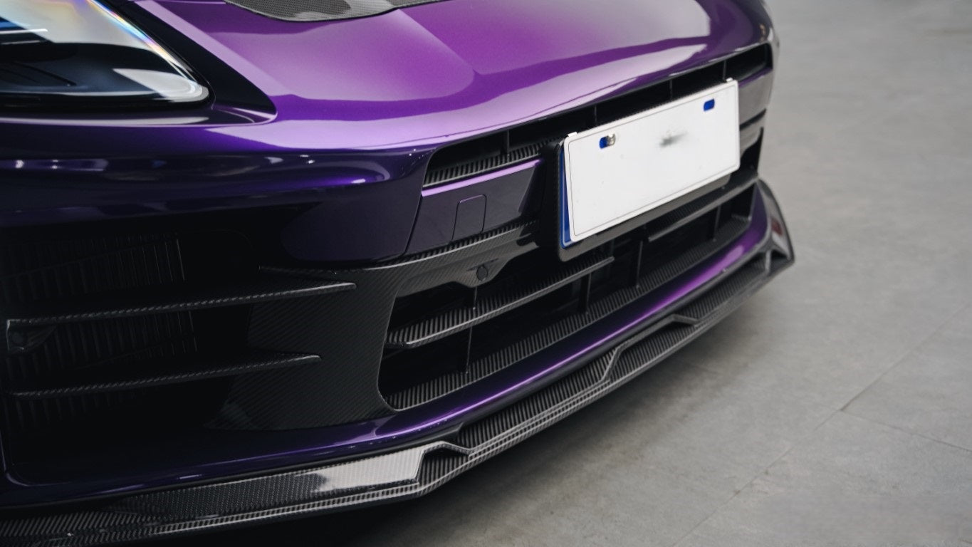 Porsche Panamera 976 Base 4 4S E-Hybird 2024-ON with Aftermarket Parts - AE Desgin ART Front Lip?Carbon Fiber from ArmorExtend