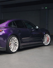 Porsche Panamera 976 Base 4 4S E-Hybird GTS Turbo 2024-ON with Aftermarket Parts - AE Desgin ART Side Skirts Carbon Fiber?from ArmorExtend