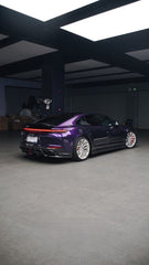 Porsche Panamera 976 Base 4 4S E-Hybird GTS Turbo 2024-ON with Aftermarket Parts - AE Desgin ART Rear Diffuser Carbon Fiber?from ArmorExtend