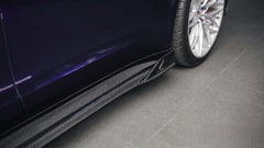 Porsche Panamera 976 Base 4 4S E-Hybird GTS Turbo 2024-ON with Aftermarket Parts - AE Desgin ART Side Skirts Carbon Fiber?from ArmorExtend