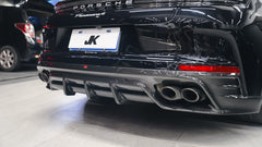 Porsche ?Panamera 976 Base 4 4S E-Hybird GTS Turbo 2024-ON with Aftermarket Parts - Rear Diffuser?Carbon Fiber from ArmorExtend