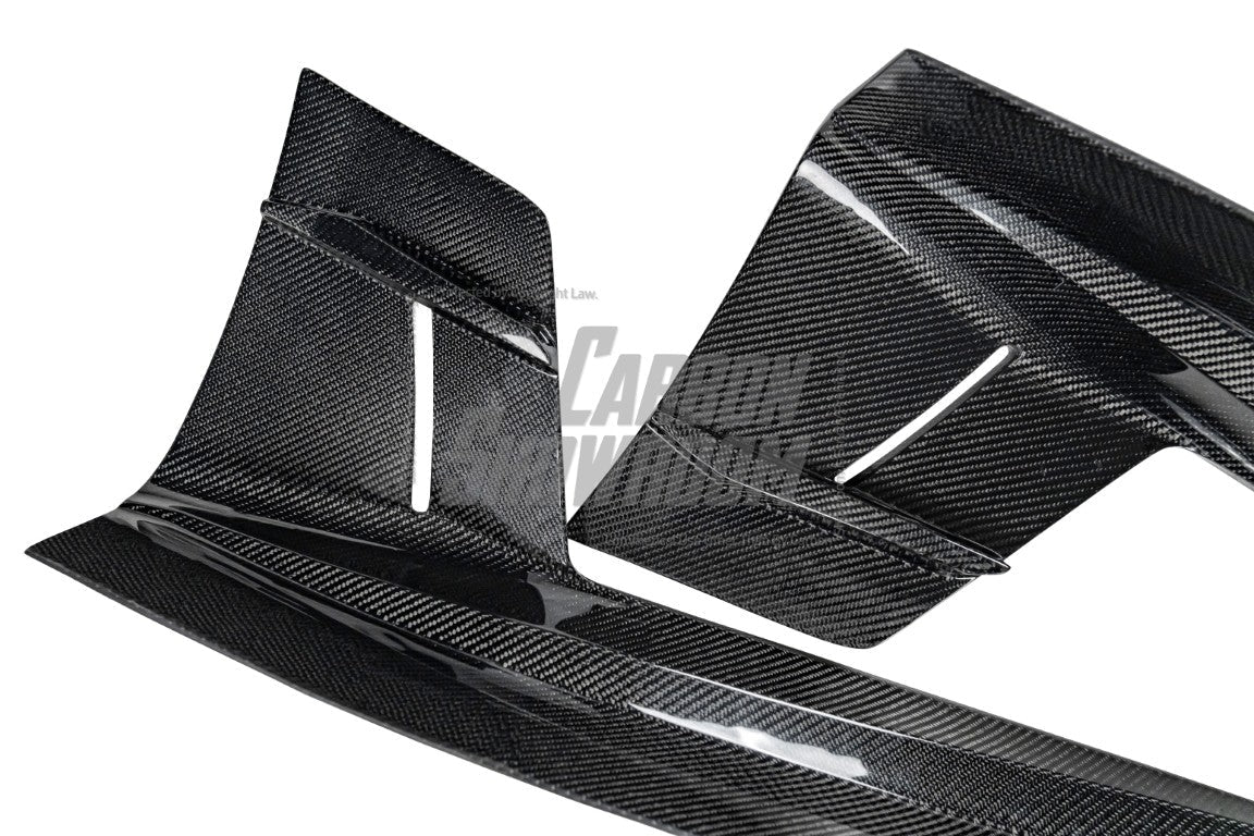 Porsche 911 992 Carrera/4/S/4S 2020-ON with Aftermarket Parts-ART Style Carbon Fiber Side Skirts from ArmorExtend