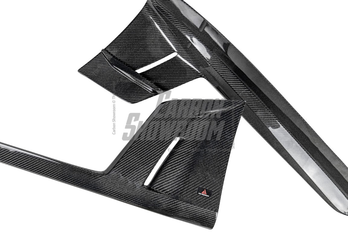 Porsche 911 992 Carrera/4/S/4S 2020-ON with Aftermarket Parts-ART Style Carbon Fiber Side Skirts from ArmorExtend