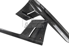 Porsche 911 992 Carrera/4/S/4S 2020-ON with Aftermarket Parts-ART Style Carbon Fiber Side Skirts from ArmorExtend