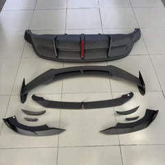 Tesla Model Y 2020 2021 2022 2023 2024 2025 with Aftermarket Parts - AE Style Front Canards Carbon Fiber from ArmorExtend