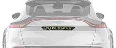 Aston Martin DBX Base 2021-2024 & DBX 707 2022-ON & DBX S 2026-ON with Aftermarket Parts - Tailgate Panel Emblem Dry Pre-preg Carbon Fiber from Ventus Veloce