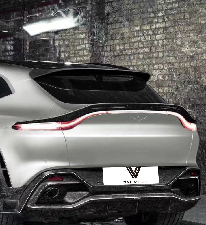 Aston Martin DBX Base 2021 2022 2023 2024 & DBX 707 2022-ON & DBX S 2026-ON with Aftermarket Parts - Rear Lip Spoiler Dry Pre-preg Carbon Fiber from Ventus Veloce