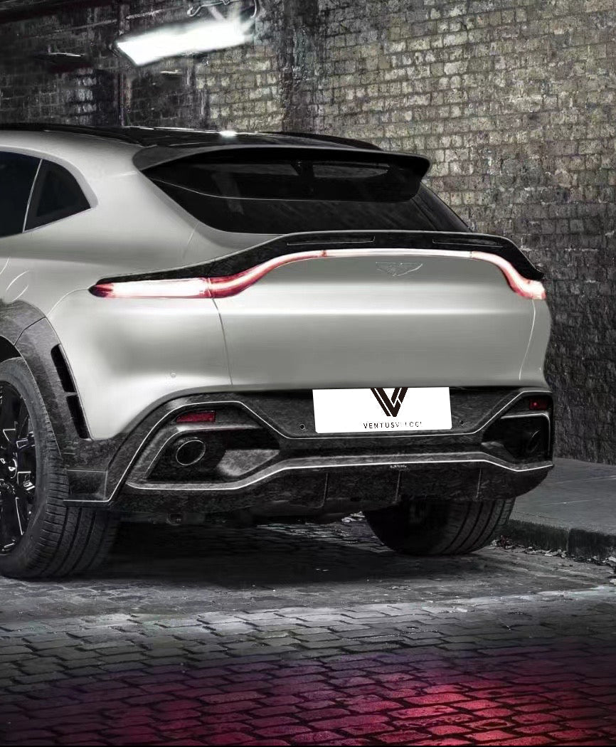 Aston Martin DBX Base 2021 2022 2023 2024 with Aftermarket Parts - Rear Diffuser Dry Pre-preg Carbon Fiber from Ventus Veloce