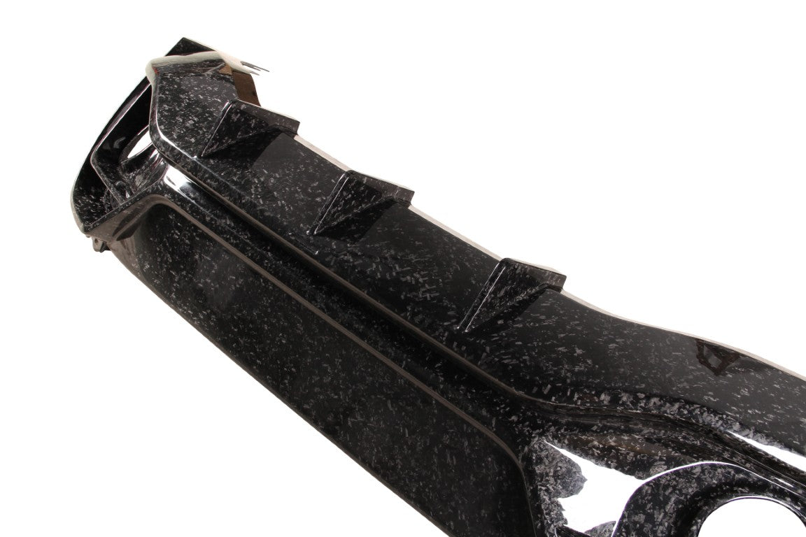 Aston Martin DBX Base 2021 2022 2023 2024 with Aftermarket Parts - Rear Diffuser Dry Pre-preg Carbon Fiber from Ventus Veloce