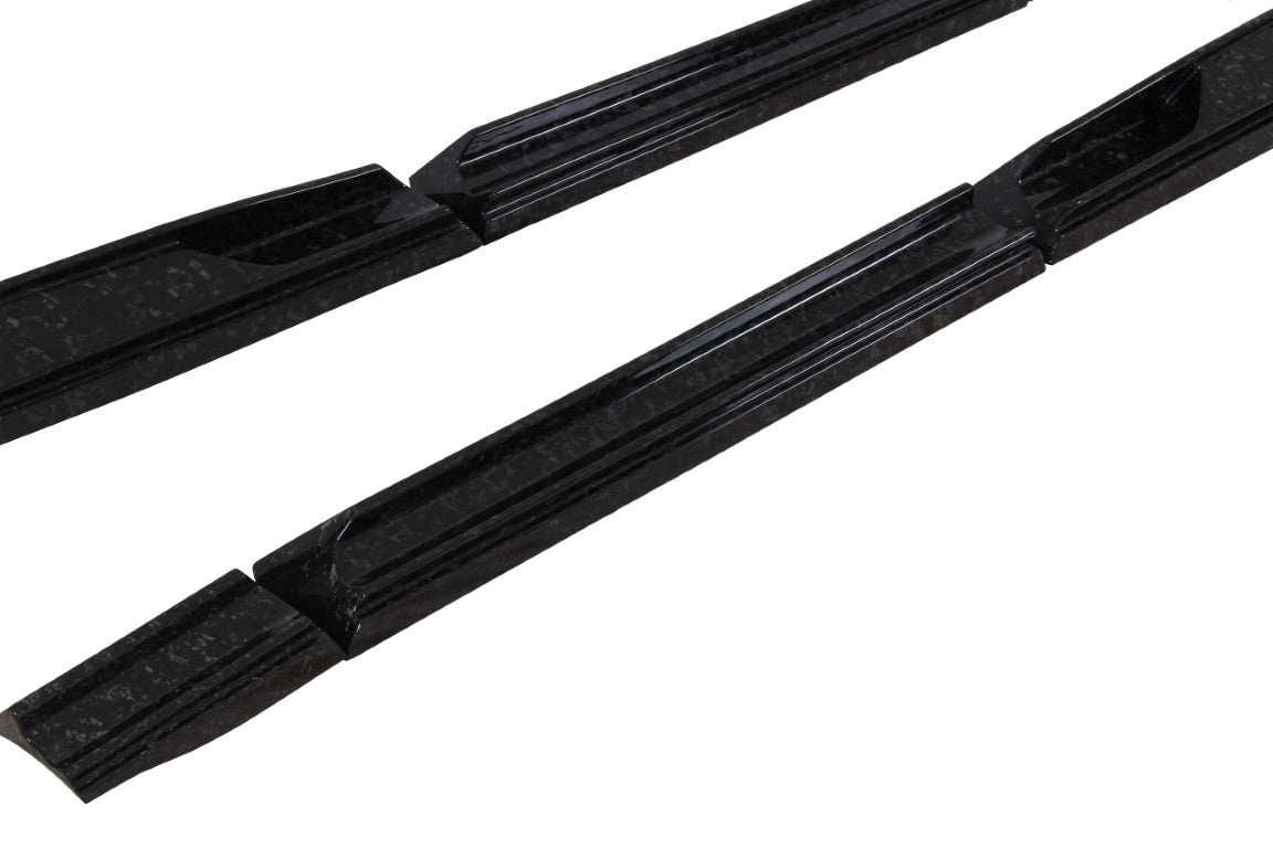 Aston Martin DBX Base 2021 2022 2023 2024 with Aftermarket Parts - Side Skirts Dry Pre-preg Carbon Fiber from Ventus Veloce