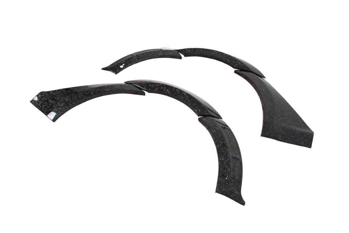 Aston Martin DBX Base 2021 2022 2023 2024 with Aftermarket Parts - Wheel Arches Dry Pre-preg Carbon Fiber from Ventus Veloce
