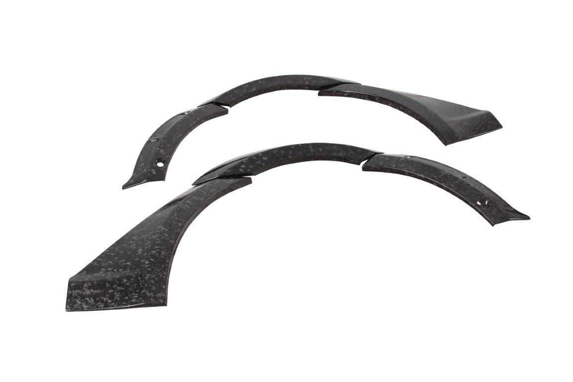 Aston Martin DBX Base 2021 2022 2023 2024 with Aftermarket Parts - Wheel Arches Dry Pre-preg Carbon Fiber from Ventus Veloce