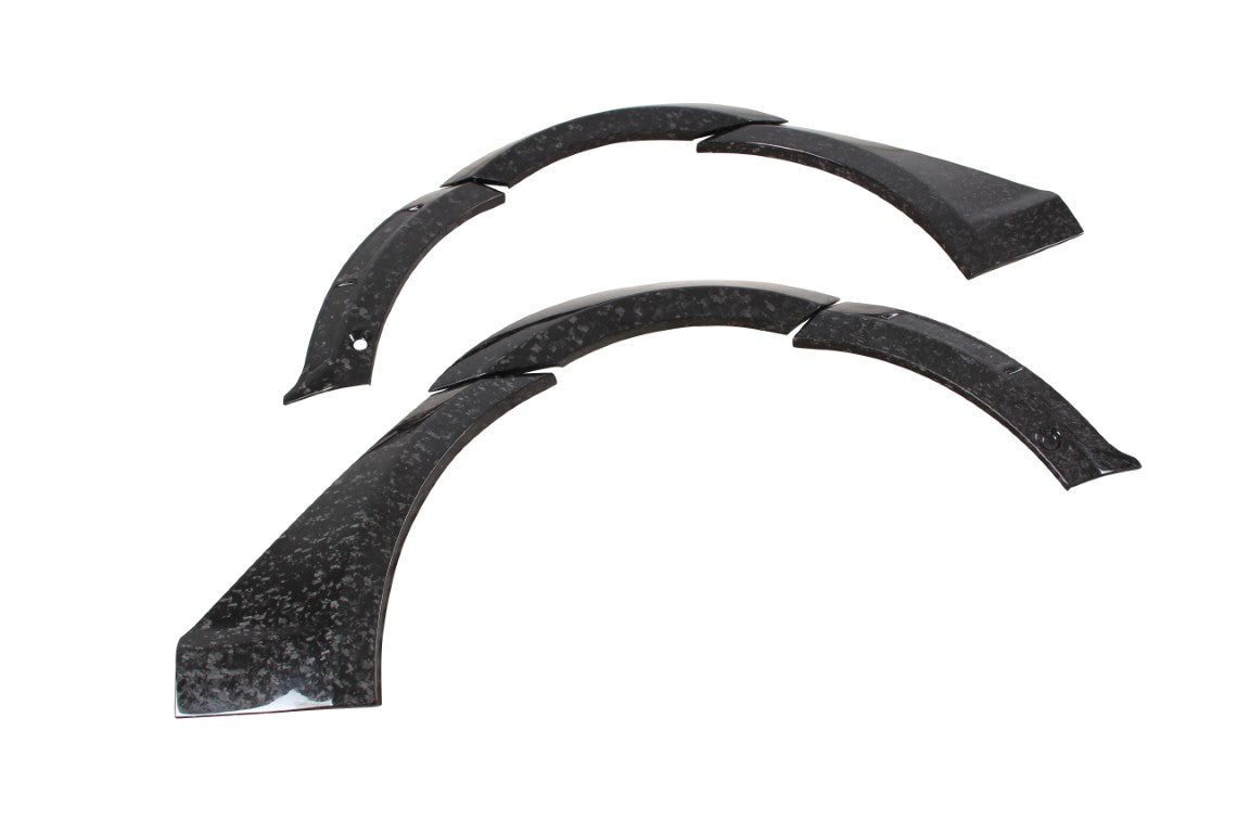 Aston Martin DBX Base 2021 2022 2023 2024 with Aftermarket Parts - Wheel Arches Dry Pre-preg Carbon Fiber from Ventus Veloce