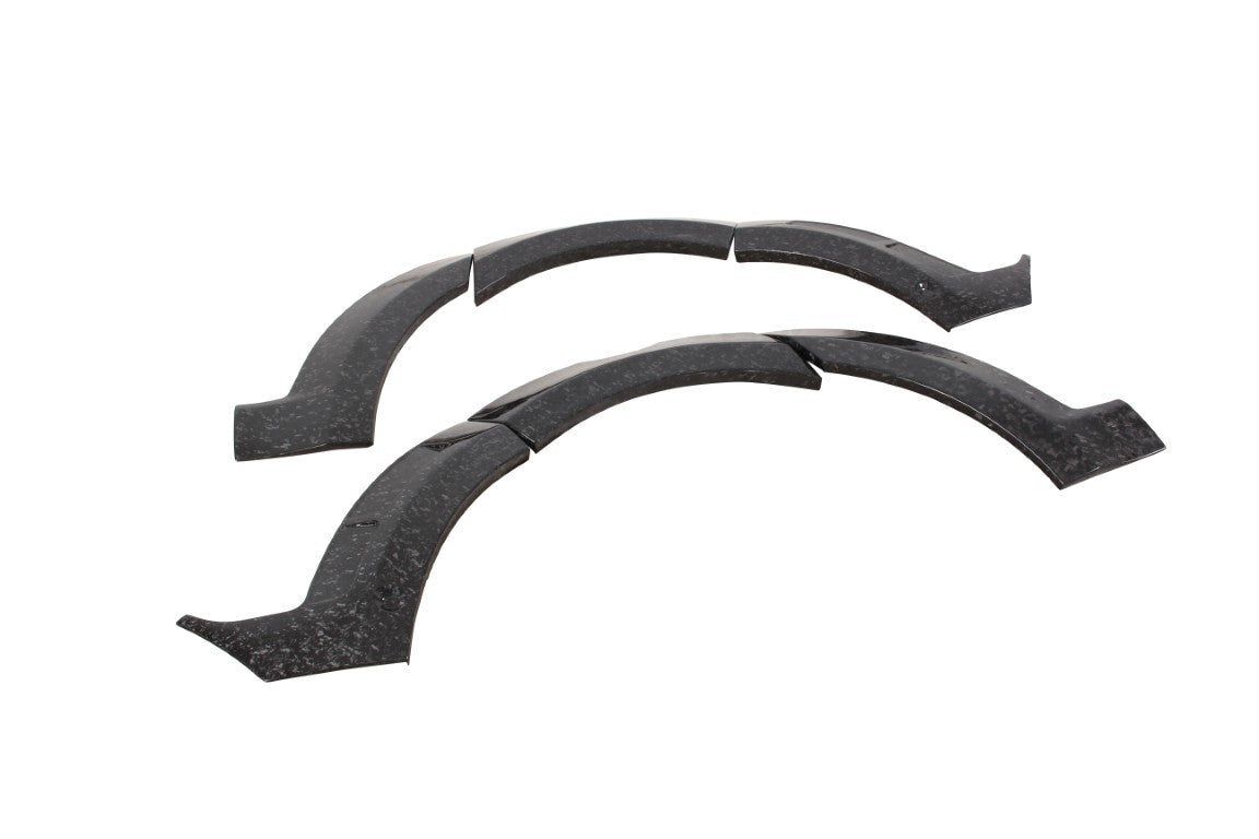Aston Martin DBX Base 2021 2022 2023 2024 with Aftermarket Parts - Wheel Arches Dry Pre-preg Carbon Fiber from Ventus Veloce