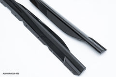 Audi R8 Gen 2 2016 2017 2018 2019 2020 2021 2022 2023 with Aftermarket Parts - Facelift Style Side Skirts Extensions Pre-preg Carbon Fiber / PP from Aero Republic