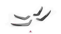 Audi RS4 B9.5 2020-ON with Aftermarket Parts - ART V2 Front Canards Dry Pre-preg Carbon Fiber from ArmorExtend